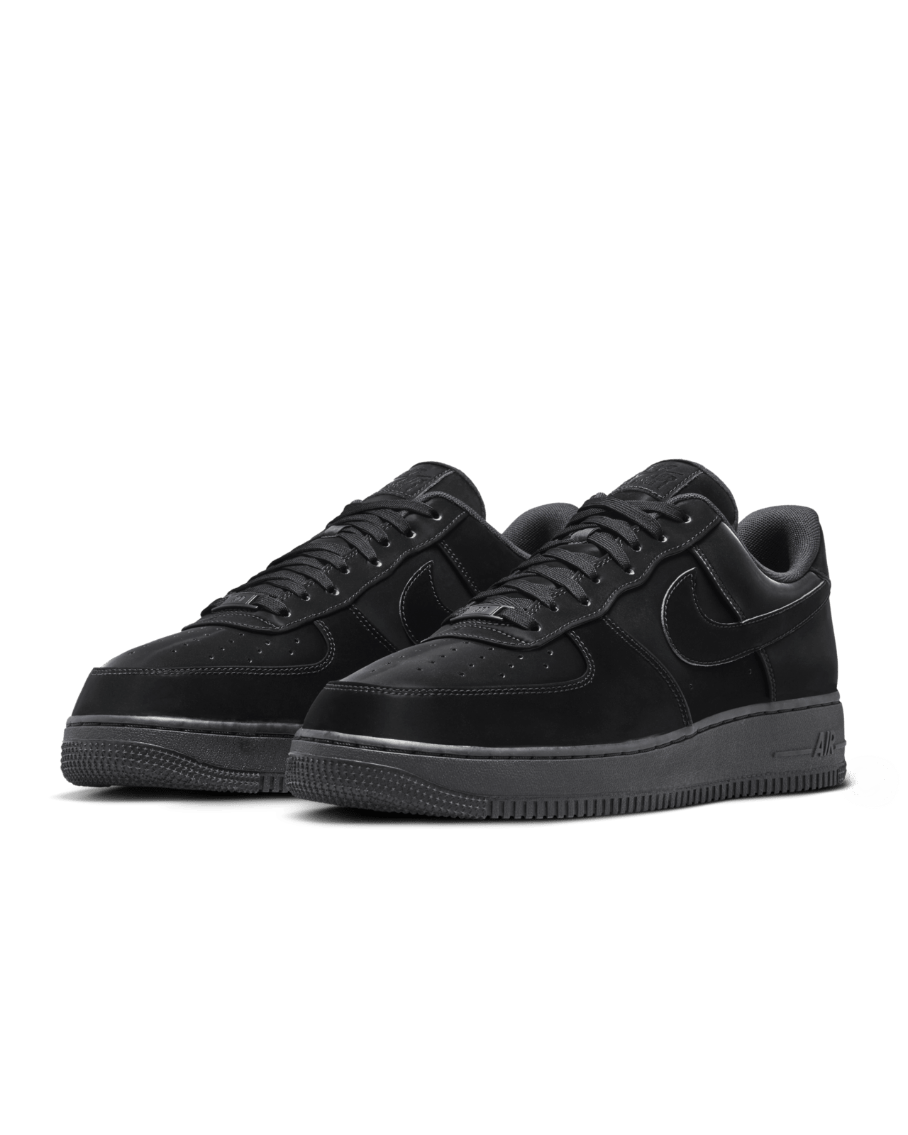 Nike air force low black shop